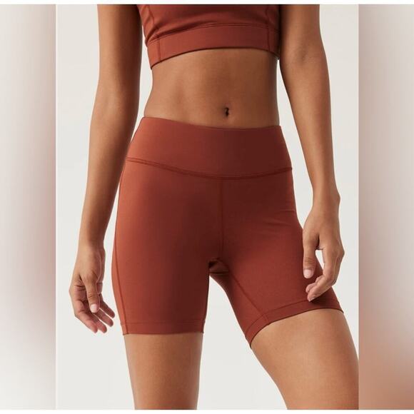 NWT Outdoor Voices The Move Free 6” Short In Saddle Brown - Picture 1 of 7